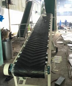 Băng tải cao su nâng hạ di động 5m