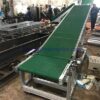 Băng tải PVC nâng hạ khung nhôm