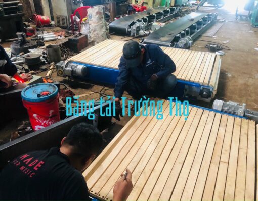 băng tải xích gỗ