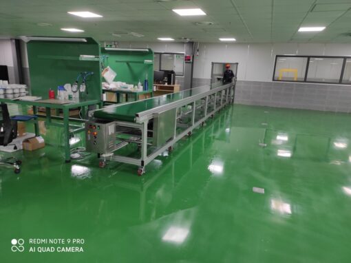 băng tải pvc khung nhôm