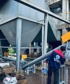Vít tải chia liệu từ silo