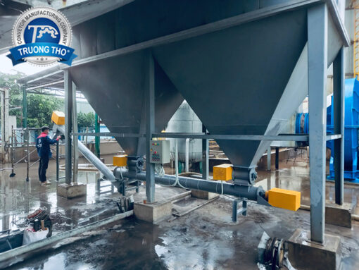 Vít tải chia liệu từ silo