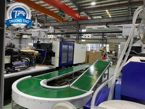 Băng tải góc cong thực phẩm